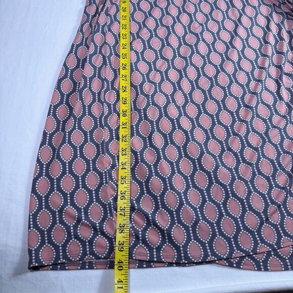 Robbie Bee Dress Signature Pink/Grey/White Sleeveless‎ Tie Sz 2XL Office Party - Picture 10 of 16